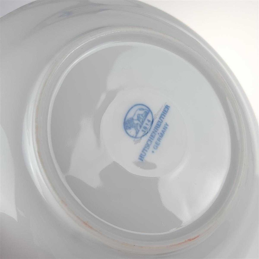 [458168365] Untertasse für Kaffee 14 cm Hutschenreuther Maria Theresia Zwiebelmuster II. Wahl gebraucht - gut Bild 4