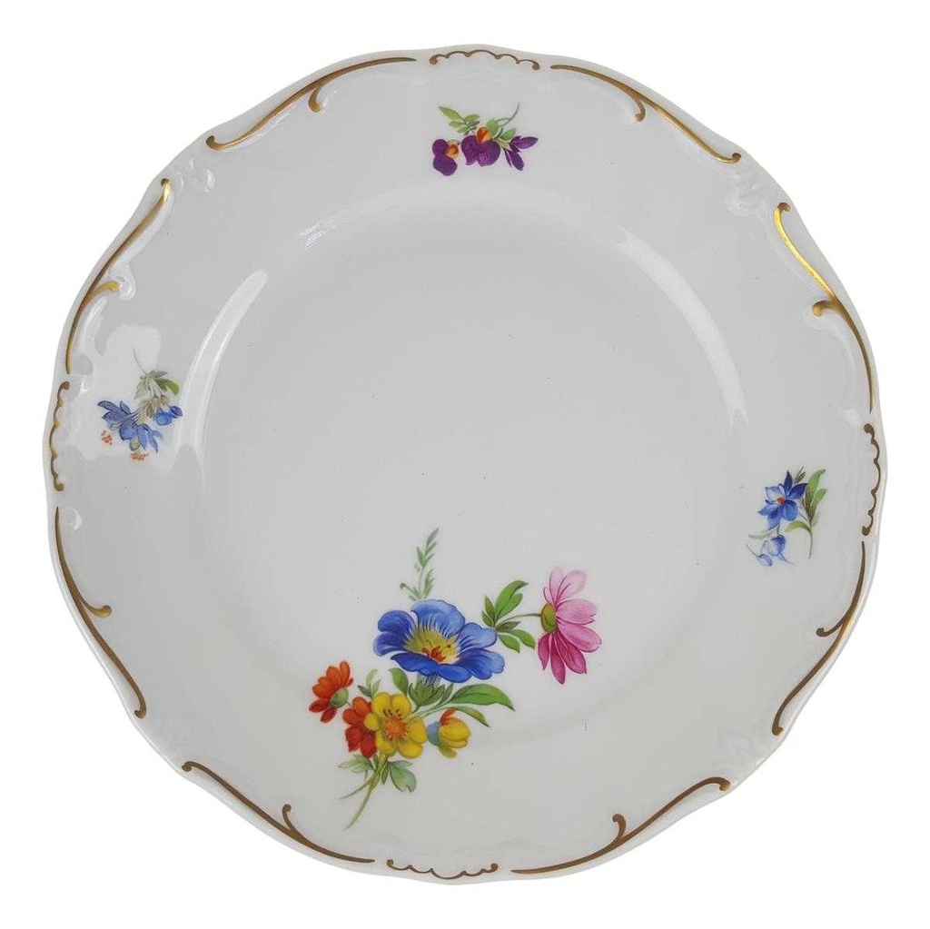 [458168369] Kaffeegedeck 3tlg Weimar Porzellan Katharina Blumendekor Bunt Blumen gebraucht - sehr gut Bild 6