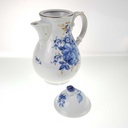[458168372] Kaffeekanne Goldrand 1,4 L Schaller blaue Blume weiß Blumen Bavaria gebraucht - sehr gut Bild 6