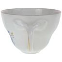 [458168374] Kaffeetasse Goldrand 0,2 L Schaller blaue Blume weiß Blumen Bavaria gebraucht - gut Bild 2