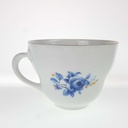 [458168374] Kaffeetasse Goldrand 0,2 L Schaller blaue Blume weiß Blumen Bavaria gebraucht - gut Bild 3