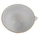 [458168374] Kaffeetasse Goldrand 0,2 L Schaller blaue Blume weiß Blumen Bavaria gebraucht - gut Bild 4