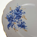 [2119291] 6er Set Kuchenteller Goldrand 19,8 cm Schaller blaue Blume weiß Blumen Bavaria gebraucht - gut Bild 6