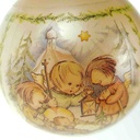 [458168379] Glaskugel Weihnachtskugel Goebel Weihnachten Berta Hummel 1996 gebraucht - gut Bild 4