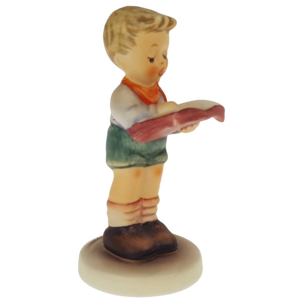 [458168383] Figur Goebel 2087 B ABC Stunde Junge mit Buch gebraucht - sehr gut Bild 2