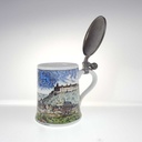 [2119292] Bierkrug mit Zinndeckel 0,6 L AK Kaiser gebraucht - gut Bild 4