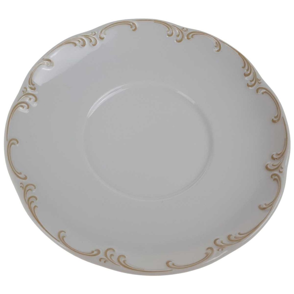 [458168395] Untertasse 15,5 cm Rosenthal Classic Rose Monbijou braune Ranke gebraucht - gut Bild 2