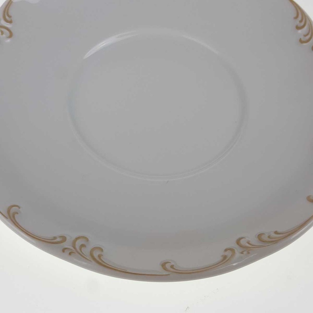 [458168395] Untertasse 15,5 cm Rosenthal Classic Rose Monbijou braune Ranke gebraucht - gut Bild 3