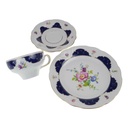 [458168401] Sammeltasse Teegedeck 3tlg Kahla Blumendekor Bunt Blumen gebraucht - sehr gut Bild 6