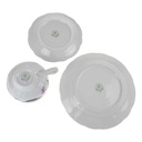 [458168401] Sammeltasse Teegedeck 3tlg Kahla Blumendekor Bunt Blumen gebraucht - sehr gut Bild 7