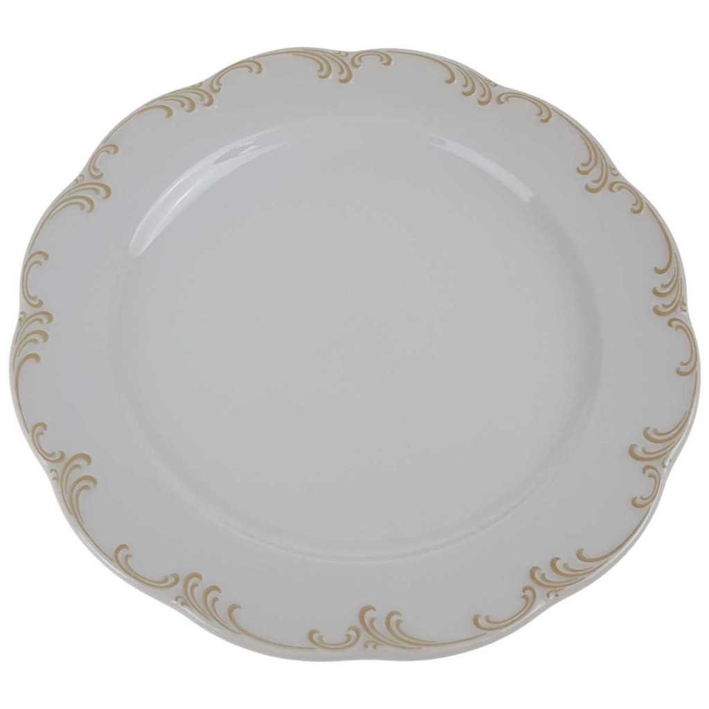 [458168403] Kuchenteller Dessertteller 19,7 cm Rosenthal Classic Rose Monbijou braune Ranke gebraucht - gut Bild 2
