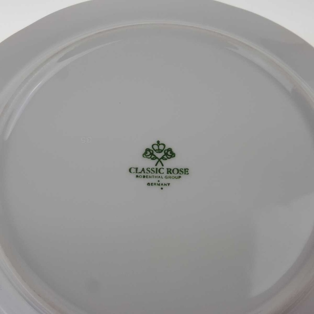 [458168403] Kuchenteller Dessertteller 19,7 cm Rosenthal Classic Rose Monbijou braune Ranke gebraucht - gut Bild 5