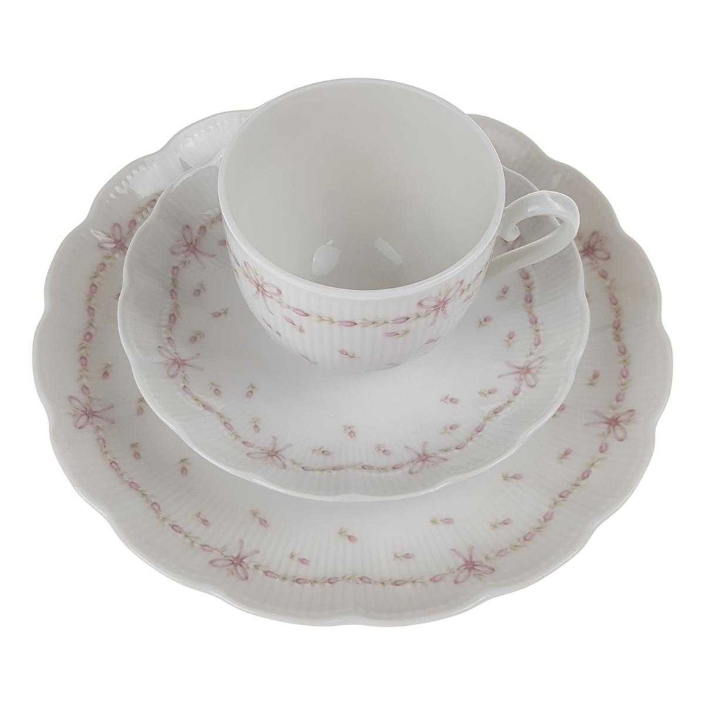 [458168404] Kaffeegedeck Sammeltasse Sammelgedeck 3tlg AK Kaiser Porzellan Romantica Bordeaux gebraucht - sehr gut Bild 3