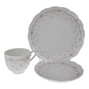 [458168404] Kaffeegedeck Sammeltasse Sammelgedeck 3tlg AK Kaiser Porzellan Romantica Bordeaux gebraucht - sehr gut Bild 4