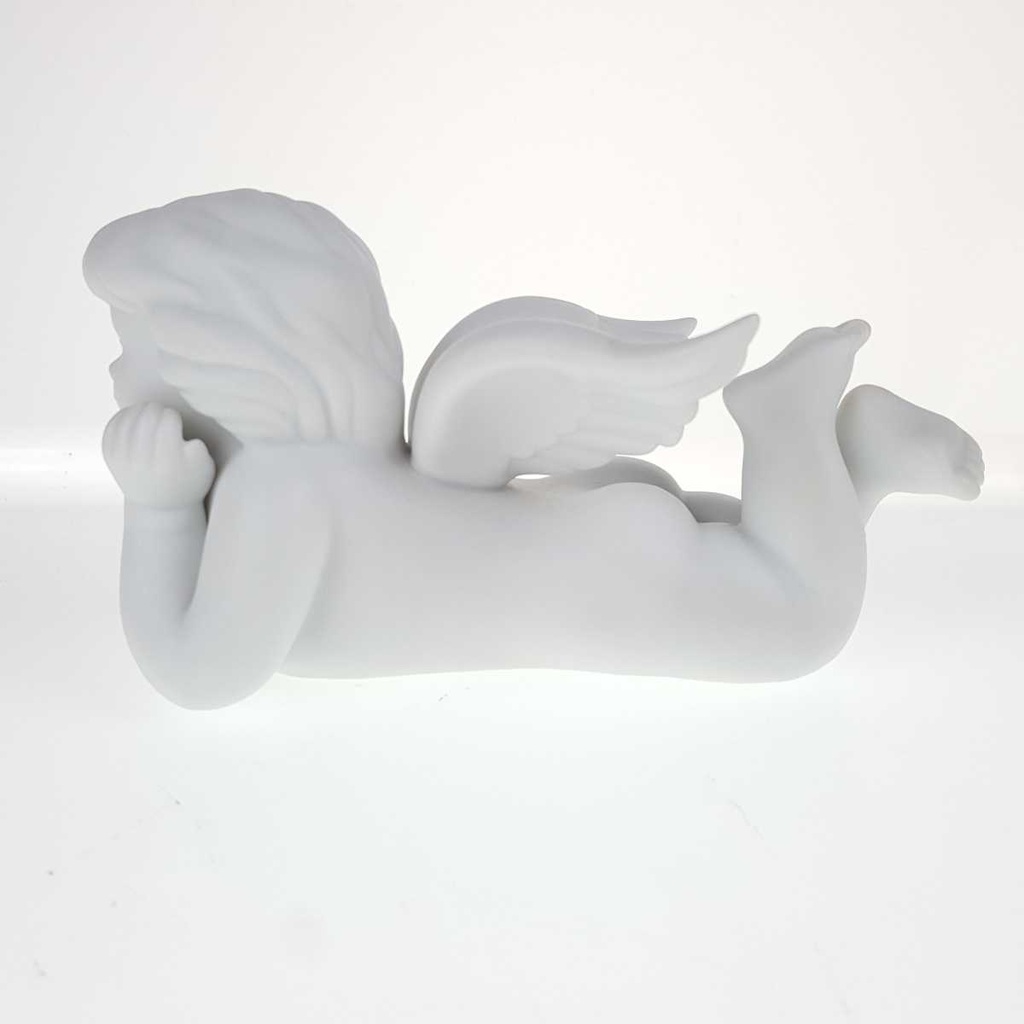 [458168406] Figur Biskuitporzellan liegend 8,2 cm Rosenthal Engel studio-haus Weiß gebraucht - sehr gut Bild 4