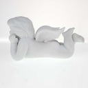 [458168406] Figur Biskuitporzellan liegend 8,2 cm Rosenthal Engel studio-haus Weiß gebraucht - sehr gut Bild 4