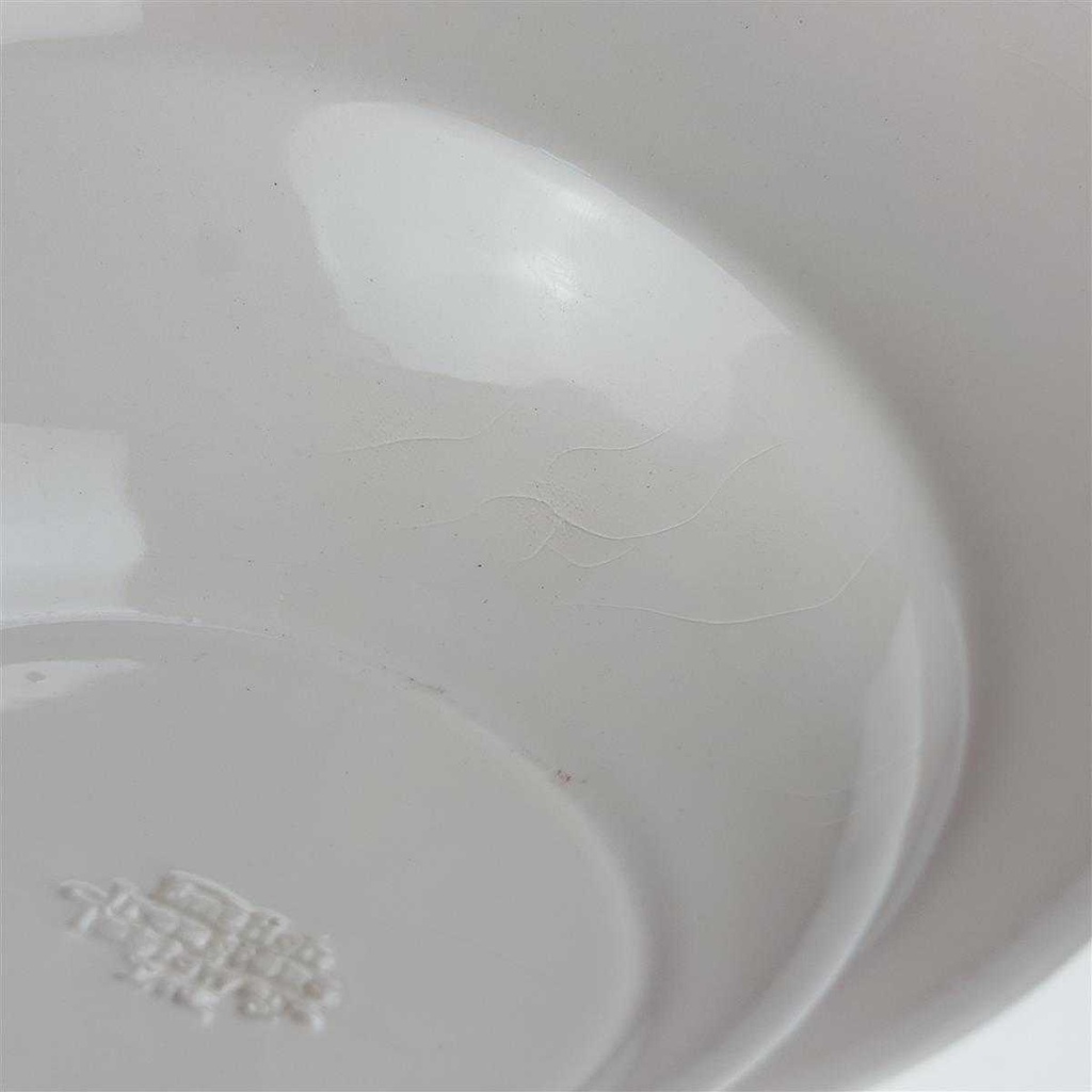 [458168407] Suppenteller 22 cm English Ironstone Tableware (EIT) EIT England Heuwagen Rot gebraucht - gut Bild 5
