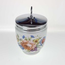 [458168410] Eierkocher Royal Worcester Blumendekor Blumen gebraucht - gut Bild 3