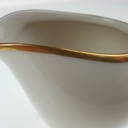 [2119296] 3er Set Zuckerdose und Milchkännchen Goldrand Eschenbach elfenbein Beige Tablett gebraucht - gut Bild 12
