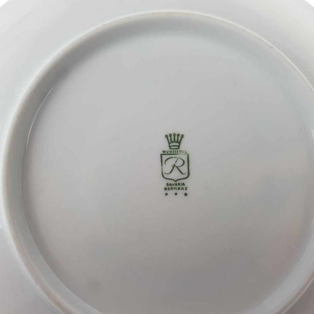[458168420] Untertasse 16,7 cm Retsch Wunsiedel Retro braun orange schwarz gebraucht - gut Bild 4