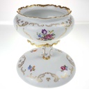 [458168423] Deckeldose Bonboniere 1,4 L Reichenbach Blumendekor Blumen gebraucht - gut Bild 3
