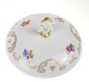 [458168423] Deckeldose Bonboniere 1,4 L Reichenbach Blumendekor Blumen gebraucht - gut Bild 4