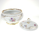 [458168423] Deckeldose Bonboniere 1,4 L Reichenbach Blumendekor Blumen gebraucht - gut Bild 5