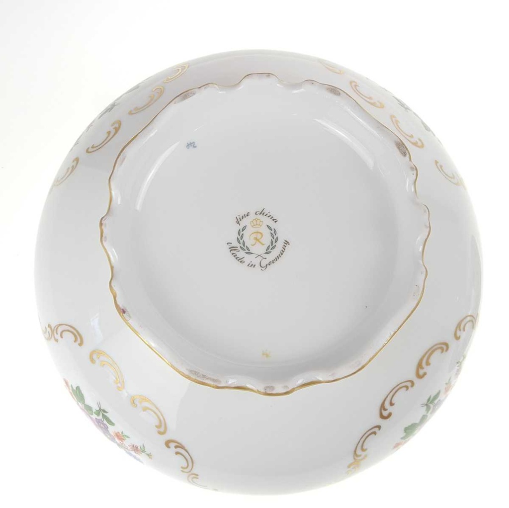[458168423] Deckeldose Bonboniere 1,4 L Reichenbach Blumendekor Blumen gebraucht - gut Bild 8