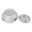 [458168423] Deckeldose Bonboniere 1,4 L Reichenbach Blumendekor Blumen gebraucht - gut Bild 9