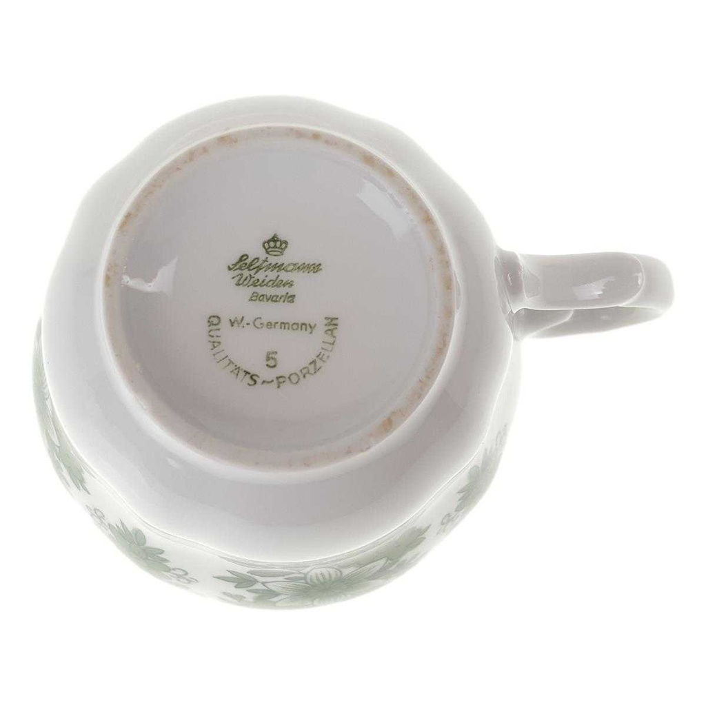 [458168428] Kaffeetasse Seltmann Weiden Barock Hubertus Blumendekor gebraucht - sehr gut Bild 3