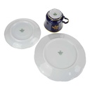 [458168429] Gedeck Sammelgedeck Golddekor 3tlg Mitterteich Echt Kobalt mit gebraucht - gut Bild 3