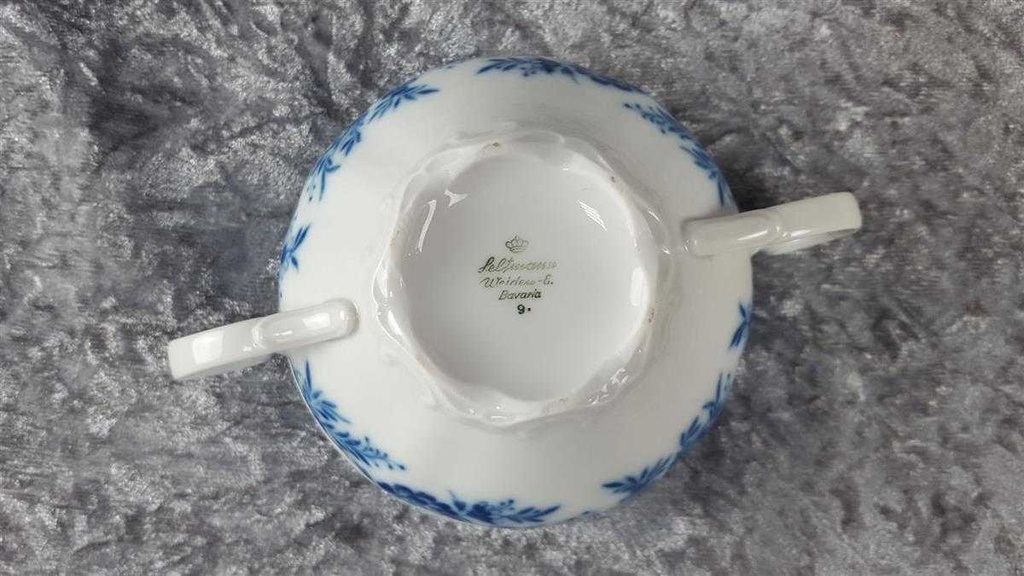 [45816843] Suppentasse Seltmann Weiden Theresia Heimatland blau gebraucht - sehr gut Bild 4