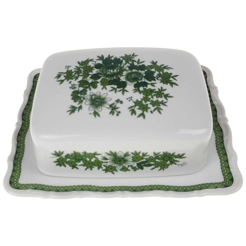 [458168430] Butterdose Butterglocke Seltmann Weiden Barock Hubertus Blumendekor gebraucht - sehr gut Bild 2