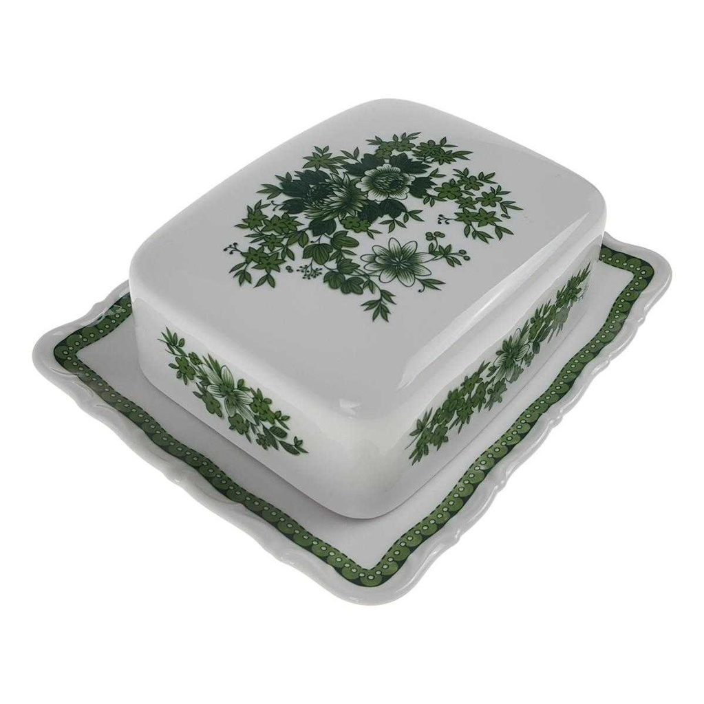 [458168430] Butterdose Butterglocke Seltmann Weiden Barock Hubertus Blumendekor gebraucht - sehr gut Bild 3