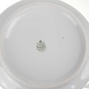 [458168434] Ragoutterrine Servierschüssel Goldrand 1,5 L Bareuther Waldsassen geriffelt Blauband Weiß gebraucht - gut Bild 6