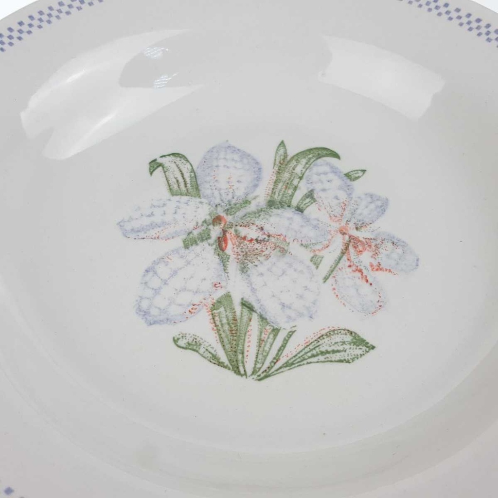 [458168436] Suppenteller 22 cm Oxford Brazil Blumendekor Blumen gebraucht - gut Bild 4