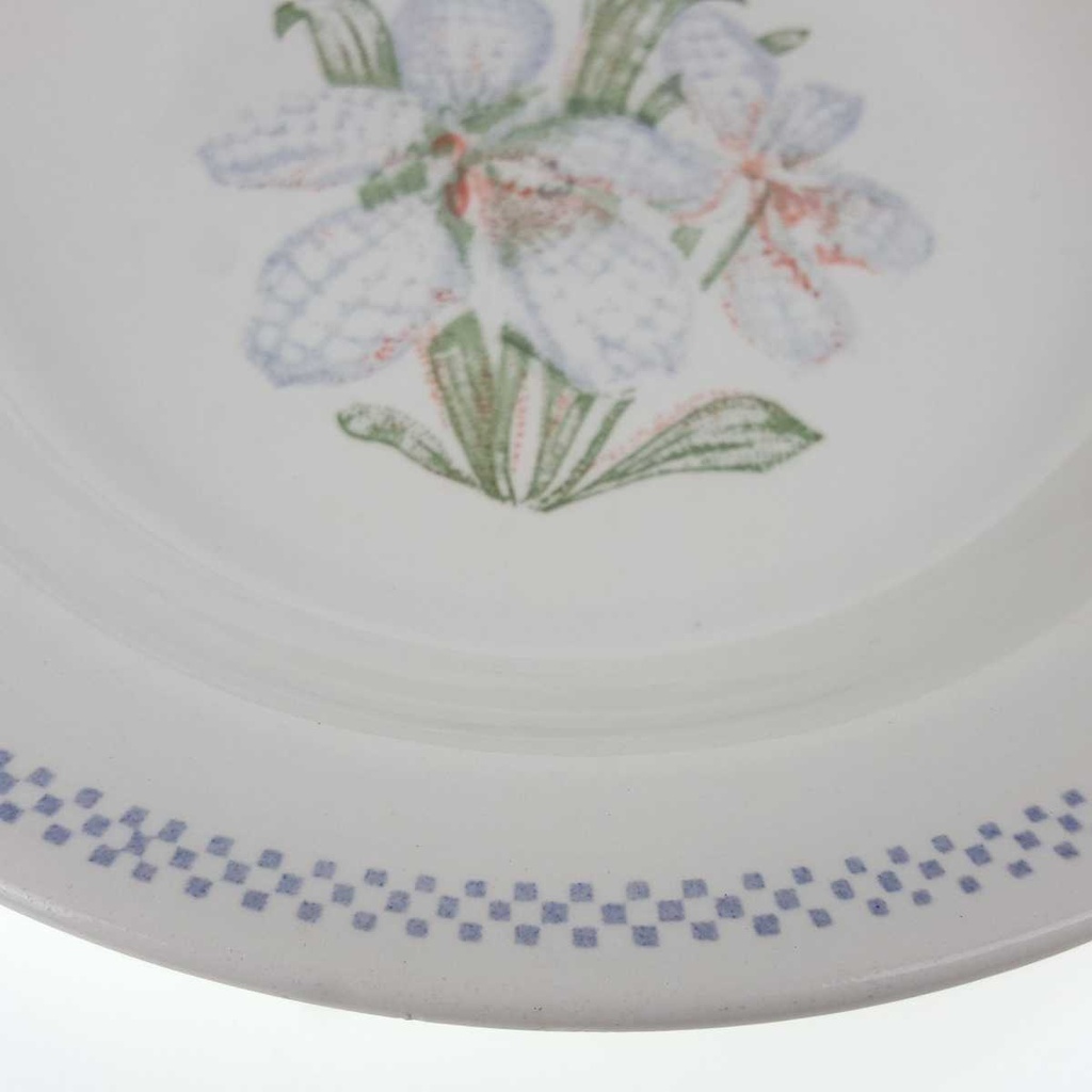 [458168436] Suppenteller 22 cm Oxford Brazil Blumendekor Blumen gebraucht - gut Bild 5