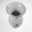 [458168438] Tischvase Vase Goldrand 19,3 cm Seltmann Vohenstrauß Blumendekor gebraucht - sehr gut Bild 5