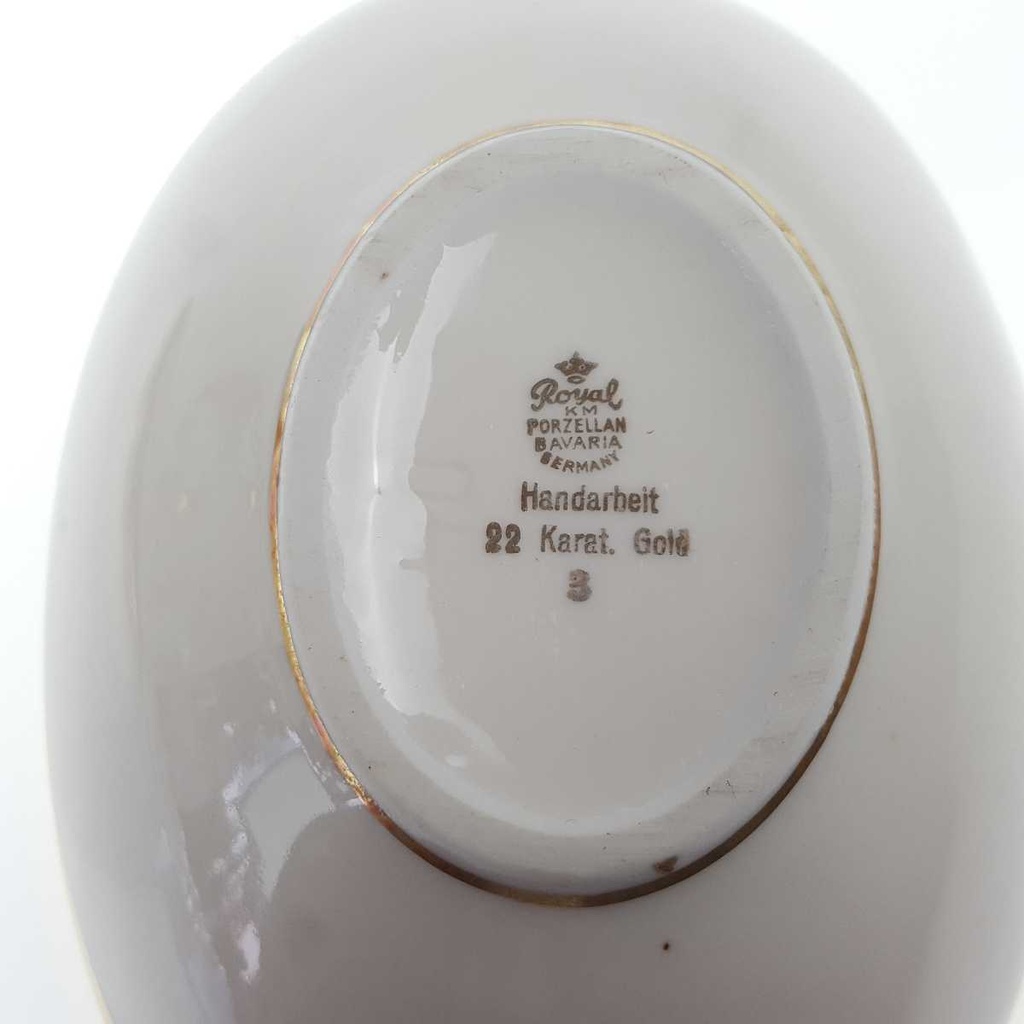 [458168439] Deckeldose Goldrand Royal KM Bavaria elfenbein Bild 9