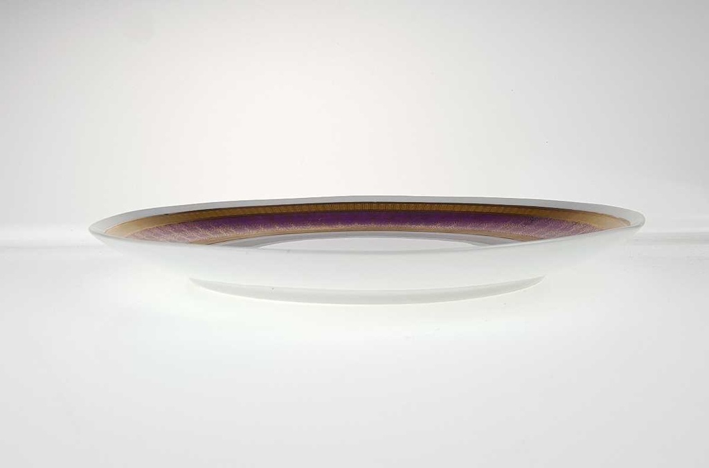 [458168444] Teller Sammelteller groß Golddekor 29,2 cm Winterling Marktleuthen lila gebraucht - gut Bild 4