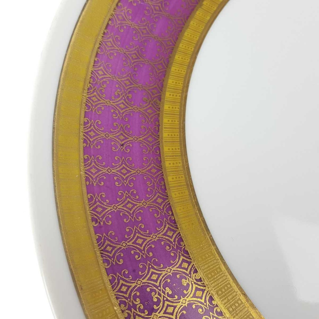 [458168444] Teller Sammelteller groß Golddekor 29,2 cm Winterling Marktleuthen lila gebraucht - gut Bild 5