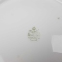 [458168453] Speiseteller Goldrand 24,2 cm Bareuther Waldsassen geriffelt Blauband Weiß gebraucht - gut Bild 6