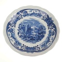 [458168459] Untertasse 15,8 cm Grindley Staffordshire Blau Scenes After Constable gebraucht - gut Bild 3