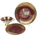 [458168464] Gedeck Sammelgedeck 3tlg Bavaria Weiße Rose gebraucht - gut Bild 2