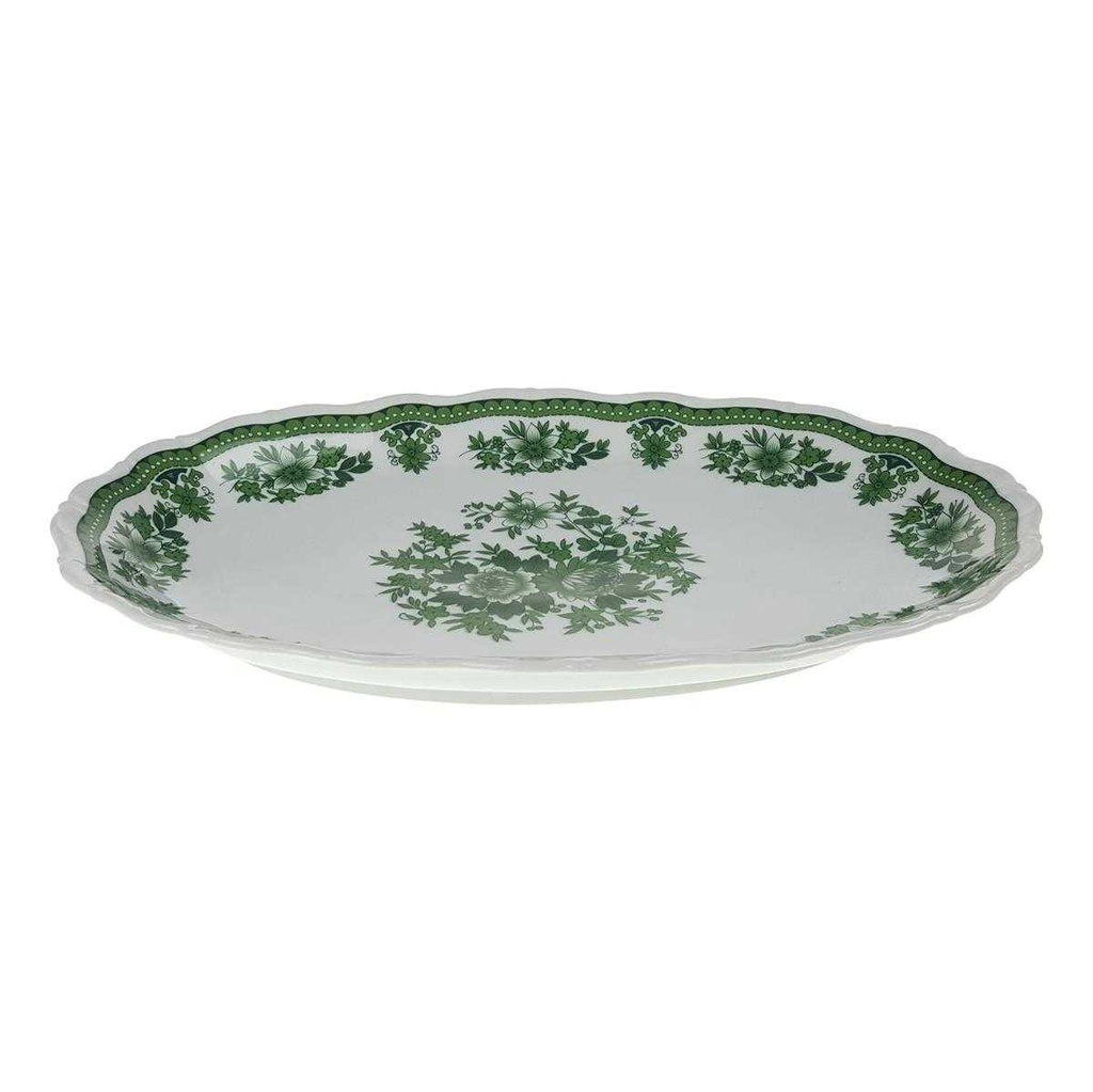 [458168465] Servierplatte 30,5x21 cm Seltmann Weiden Barock Hubertus Blumen Blumendekor gebraucht - gut Bild 3