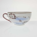 [458168471] Teetasse Geisha im Tassenboden 0,15 L Japan China Asiatisches Porzellan Vogelmotiv Fasane gebraucht - gut Bild 3