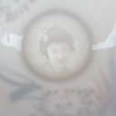[458168471] Teetasse Geisha im Tassenboden 0,15 L Japan China Asiatisches Porzellan Vogelmotiv Fasane gebraucht - gut Bild 6