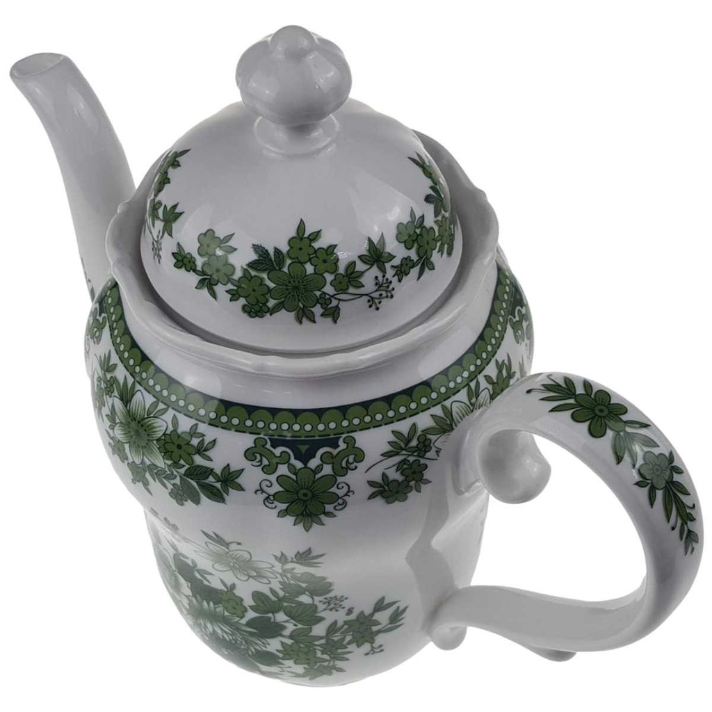[458168472] Kaffeekanne 1,3 L Seltmann Weiden Barock Hubertus Blumen Blumendekor gebraucht - sehr gut Bild 2