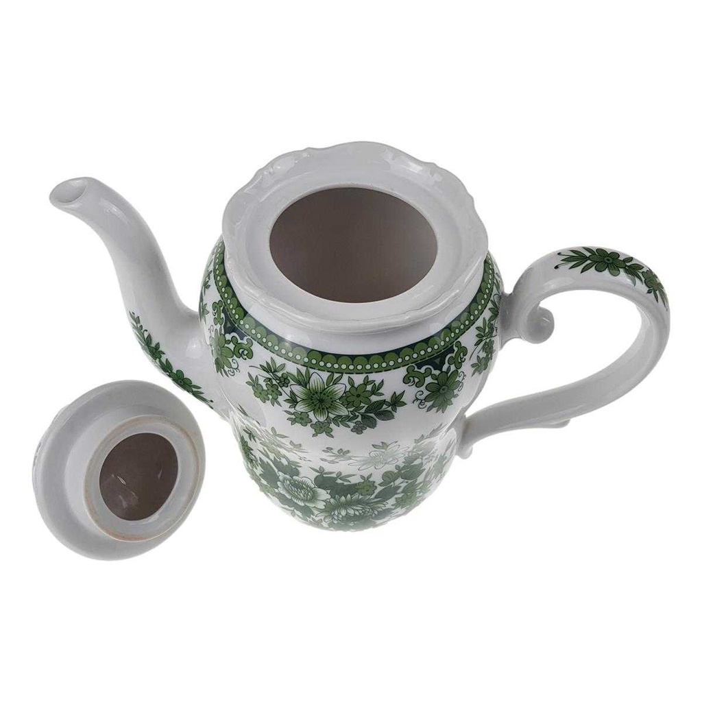 [458168472] Kaffeekanne 1,3 L Seltmann Weiden Barock Hubertus Blumen Blumendekor gebraucht - sehr gut Bild 4