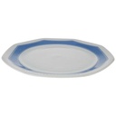 [458168473] Kuchenteller 19,5 cm Schirnding Bavaria Paris weiss blau gebraucht - gut Bild 2